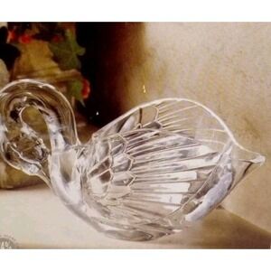 Lead Crystal Swan Bowl Collections‎ Cristal D'Arques 1999 Boxed